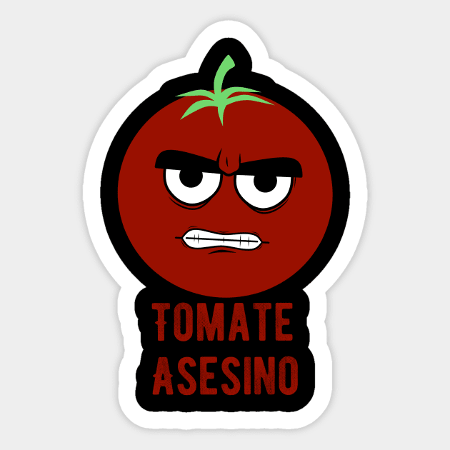 Tomate Asesino Sticker by CheshirePope